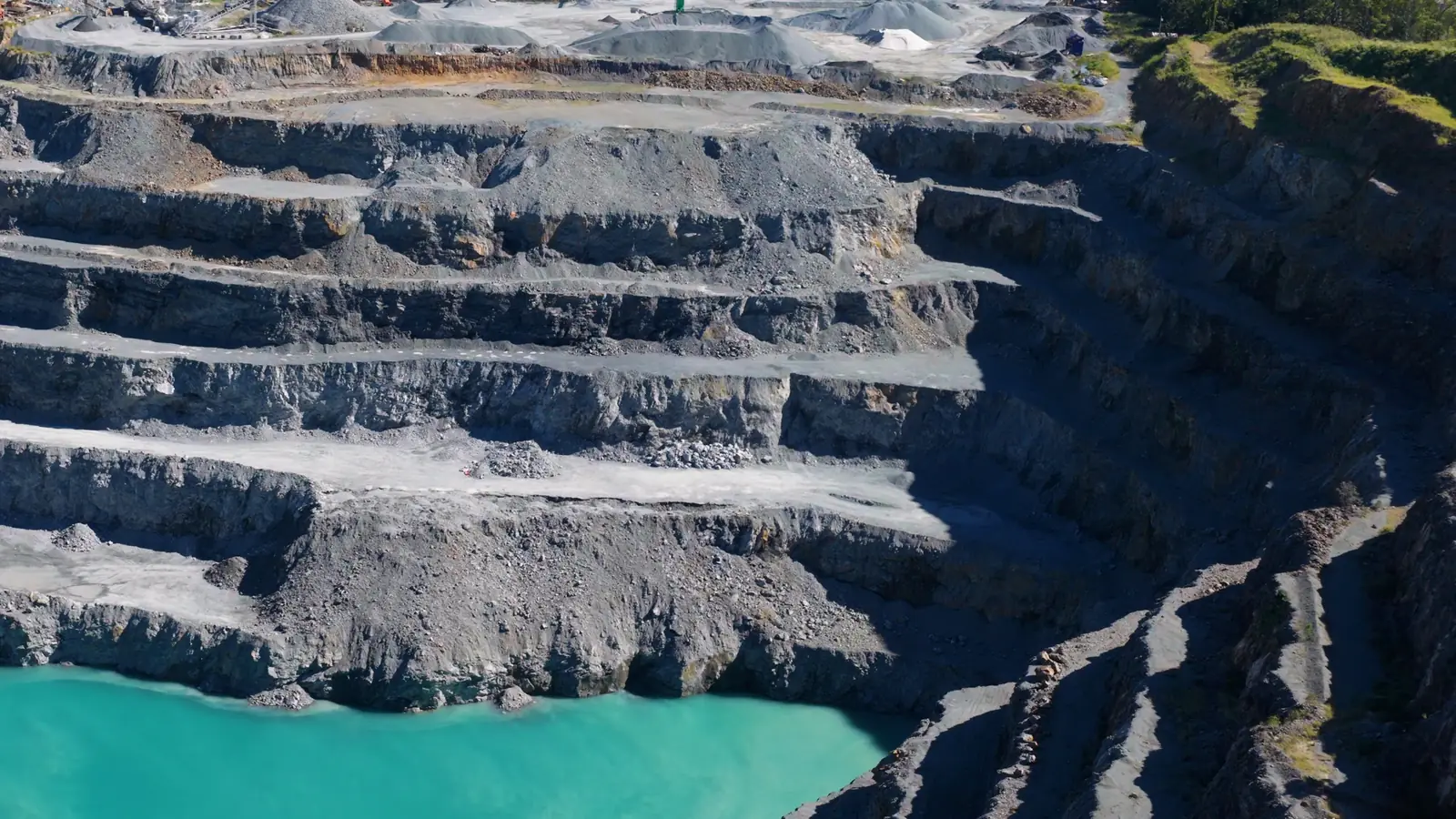 Open pit mine. Stock photo, not the Converse project.